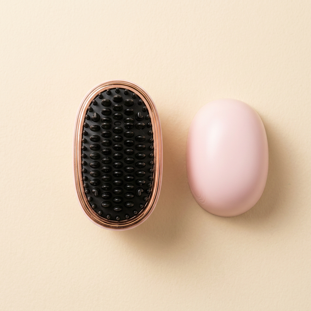 Mini straightener comb from above