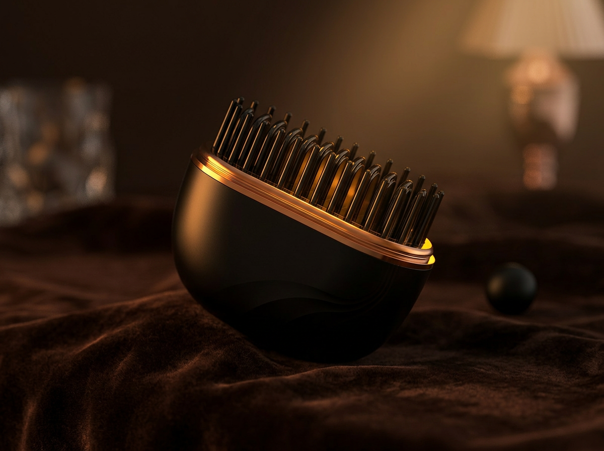 The Smooth Comb in a moody warm-lit bedroom scene